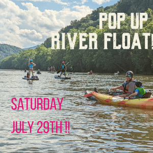July 29th River Float Graphic